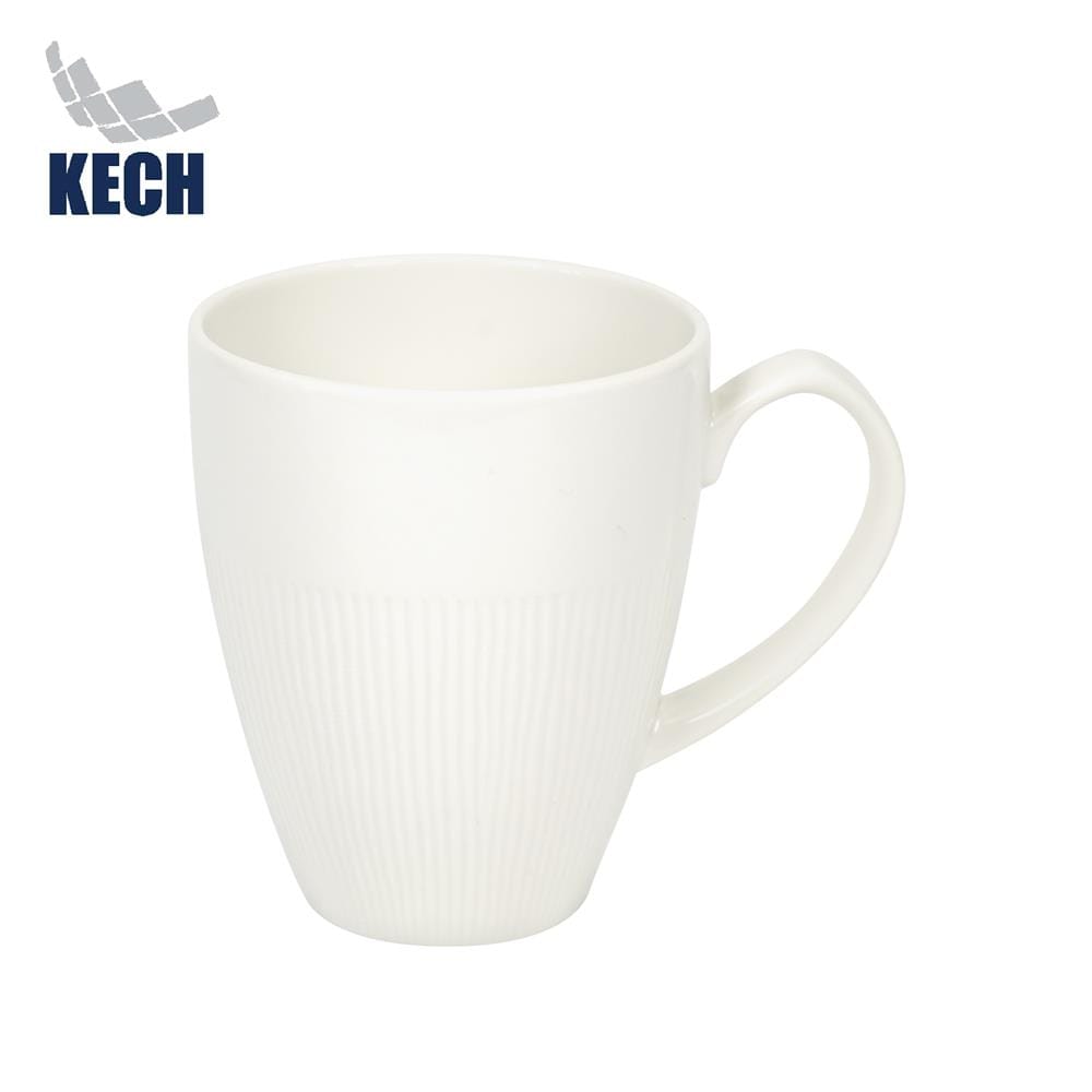 ถ้วยหู FINE PORCELAIN 320 มล. KECH NEO SILK WHITE_1