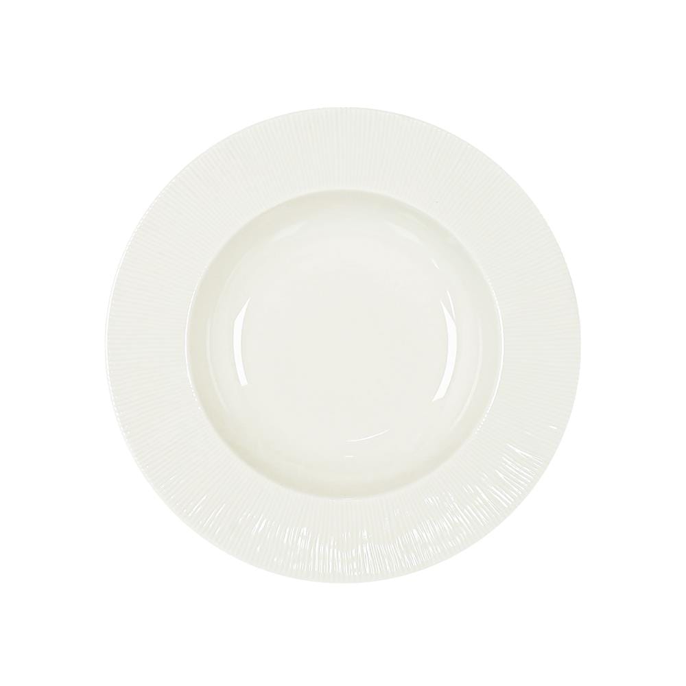 จานลึก FINE PORCELAIN 9 นิ้ว KECH NEO SILK WHITE