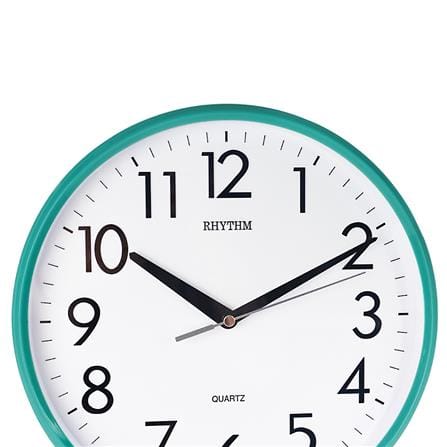 นาฬิกาแขวน RHYTHM CMG716NR05 10 นิ้ว สีเขียว_1