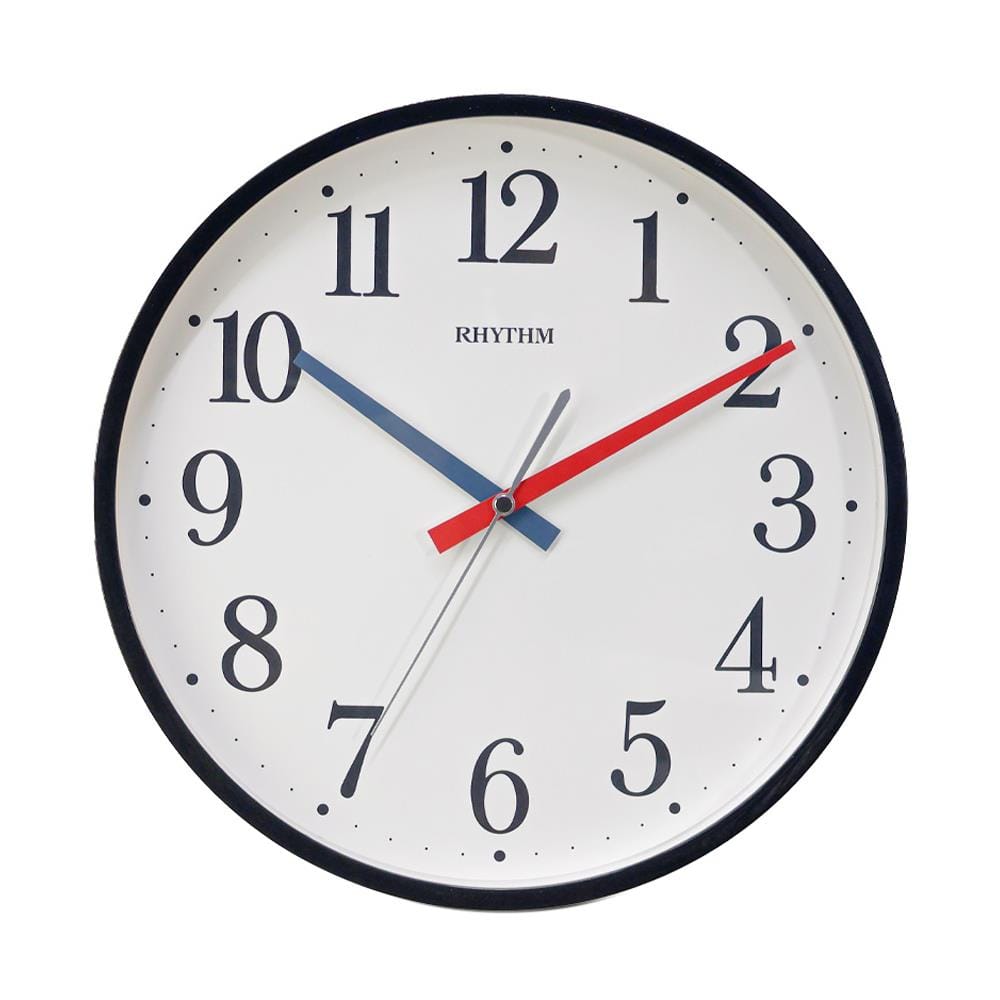นาฬิกาแขวน RHYTHM CMG619NR02 12 นิ้ว สีดำ