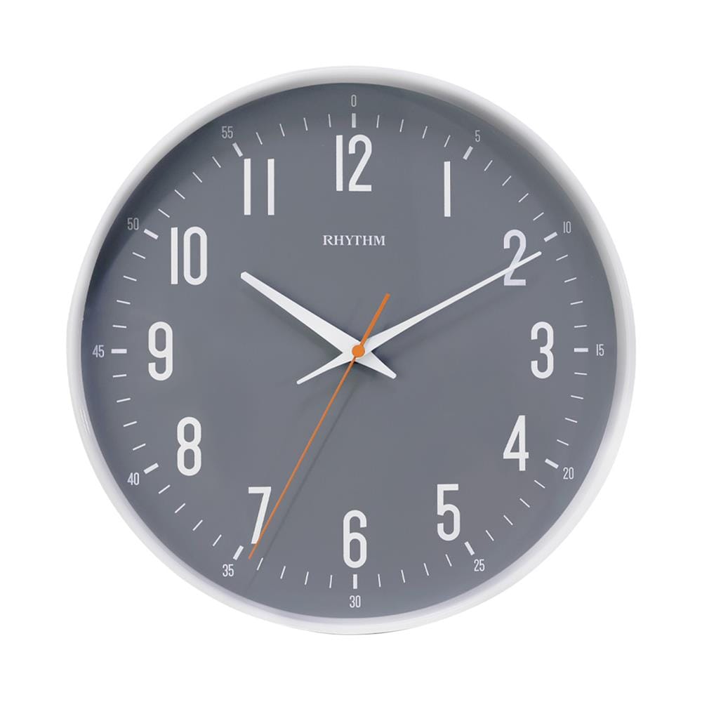 นาฬิกาแขวน RHYTHM CMG620NR03 12 นิ้ว สีเทา/ขาว