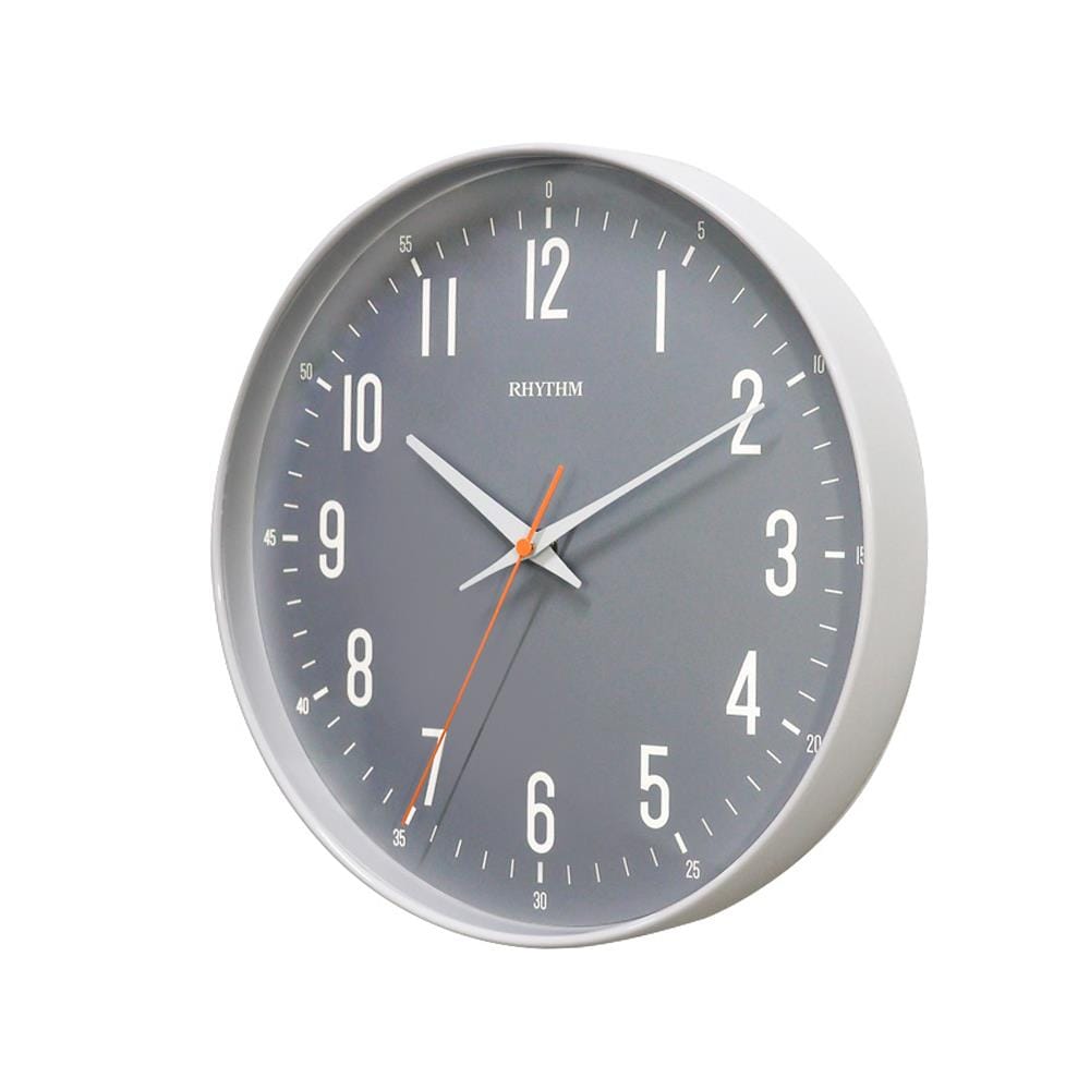 นาฬิกาแขวน RHYTHM CMG620NR03 12 นิ้ว สีเทา/ขาว