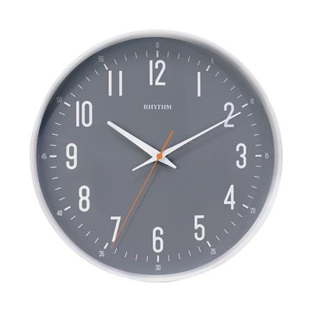 นาฬิกาแขวน RHYTHM CMG620NR03 12 นิ้ว สีเทา/ขาว_0