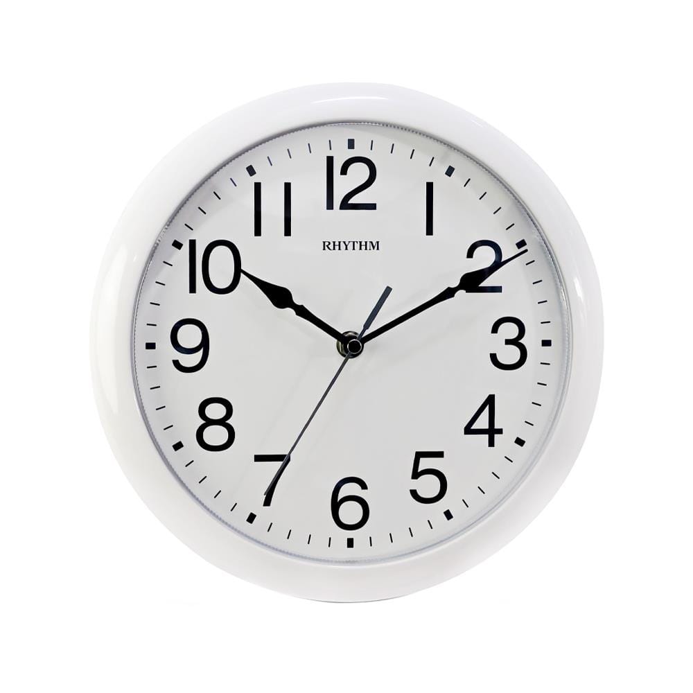 นาฬิกาแขวน RHYTHM CMG621NR03 10.5 นิ้ว สีขาว