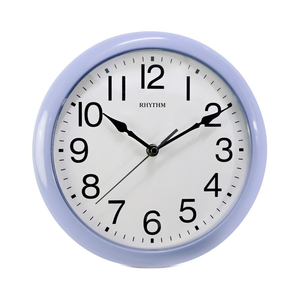 นาฬิกาแขวน RHYTHM CMG621NR04 10.5 นิ้ว สีฟ้า