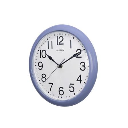 นาฬิกาแขวน RHYTHM CMG621NR04 10.5 นิ้ว สีฟ้า_2