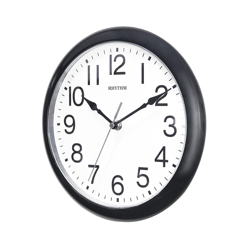 นาฬิกาแขวน RHYTHM CMG621NR02 10.5 นิ้ว สีดำ