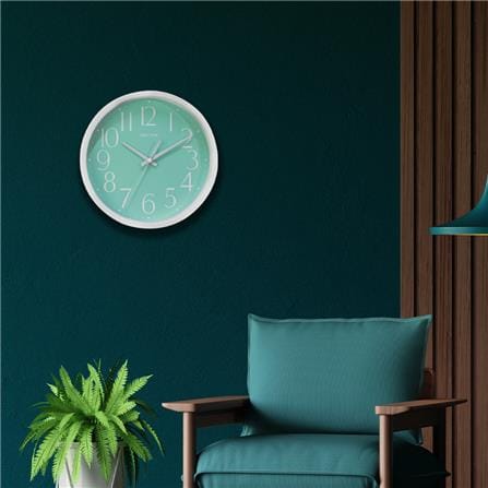 นาฬิกาแขวน RHYTHM CMG625NR05 9 นิ้ว สีเขียว_5