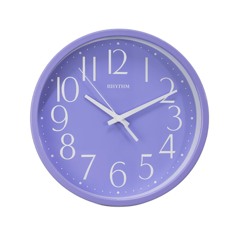 นาฬิกาแขวน RHYTHM CMG625NR12 9 นิ้ว สีม่วง