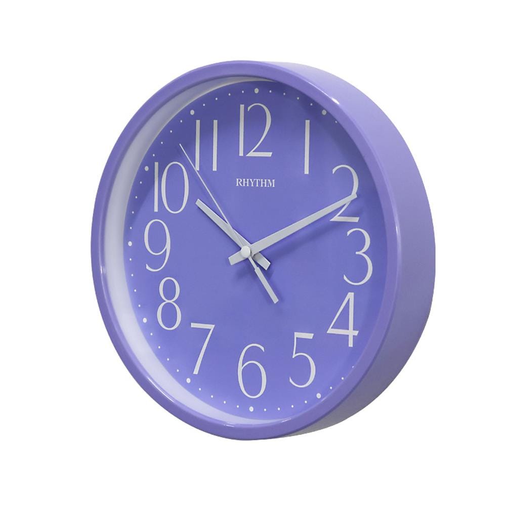 นาฬิกาแขวน RHYTHM CMG625NR12 9 นิ้ว สีม่วง