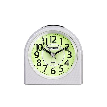 นาฬิกาปลุก RHYTHM CRE854NR03 3 นิ้ว สีขาว_0
