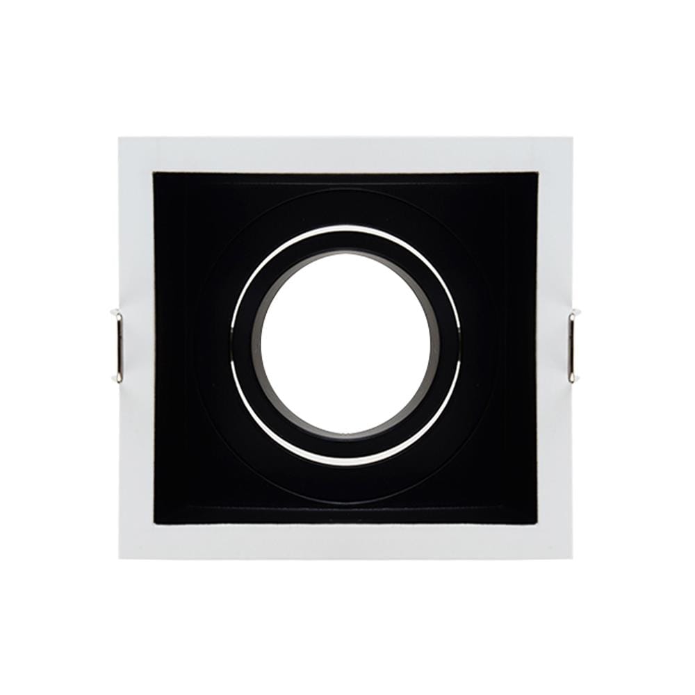 ดาวน์ไลท์ L&E HG 24-04609 3.3 นิ้ว สีขาว/ดำ เหลี่ยม