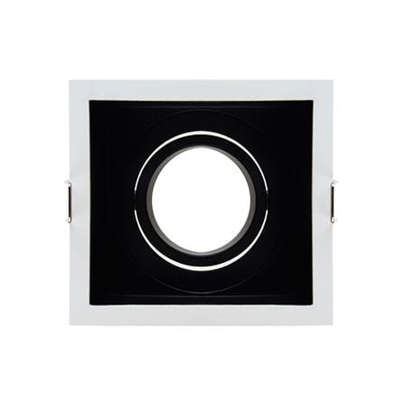 ดาวน์ไลท์ L&E HG 24-04609 3.3 นิ้ว สีขาว/ดำ เหลี่ยม_1