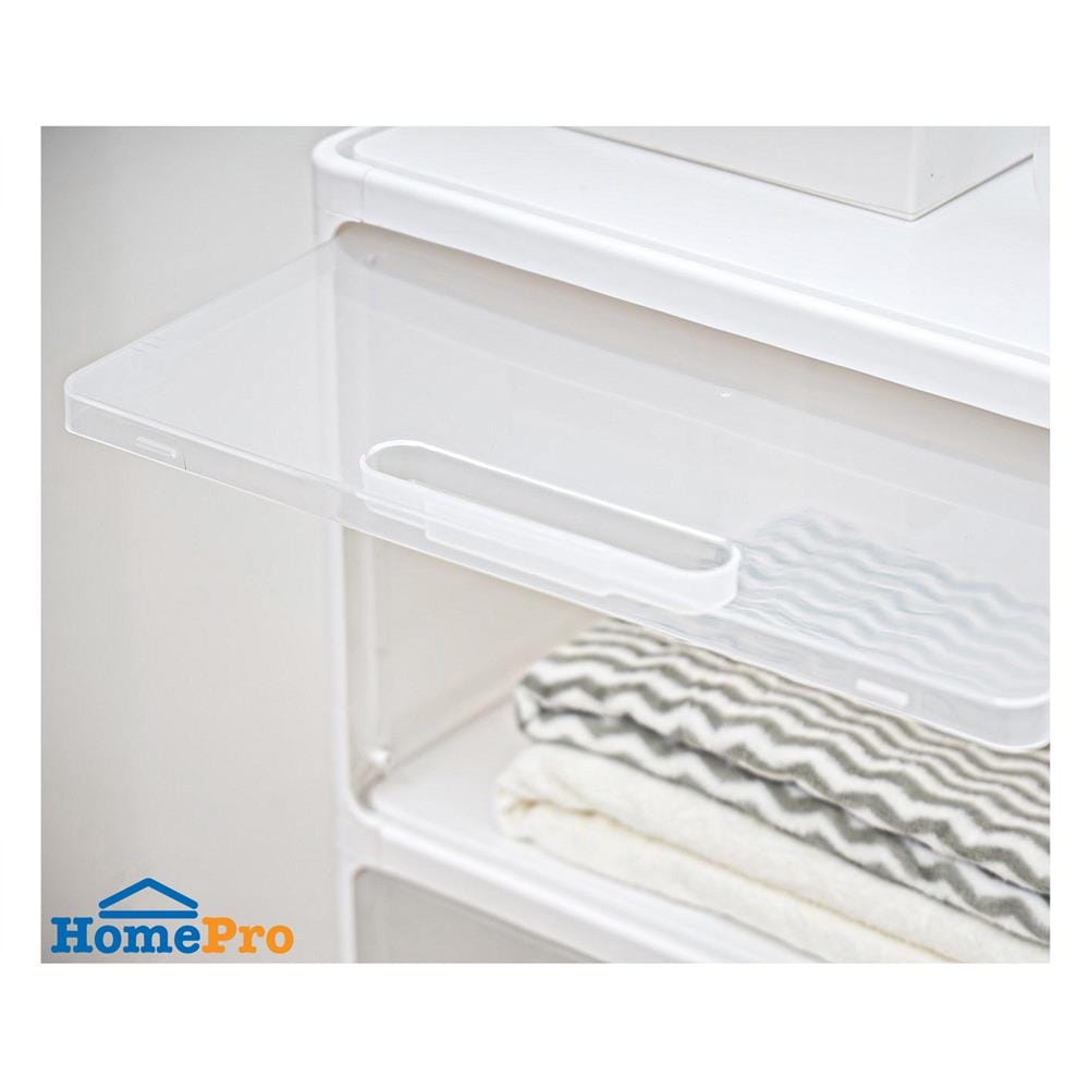 ตู้บานเปิดบน 2 ชั้น STACKO CATE 51x35x69 ซม. สีขาว