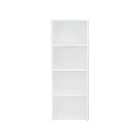 ตู้บานเปิดบน 4 ชั้น STACKO CATE 51x35x134 ซม. สีขาว_2