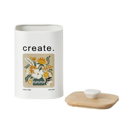 ขวดโหลเหลี่ยมฝาดึง KECH ALL BLOOM CREATE SS 1.4 ลิตร_3