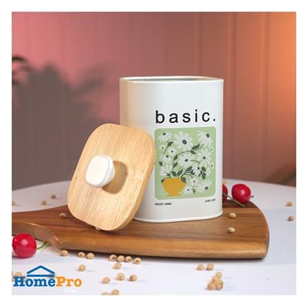 ขวดโหลเหลี่ยมฝาดึง KECH ALL BLOOM BASIC SS 1.4 ลิตร_4