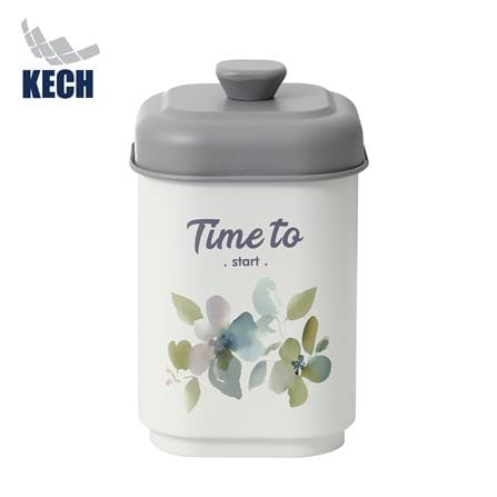 ขวดโหลเหลี่ยมฝาดึง KECH PICKER 1.5 ลิตร สีเทา_0