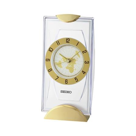 นาฬิกาตั้งโต๊ะ SEIKO CLOCKS QXG152G 4.7X9.5 นิ้ว สีทอง_0