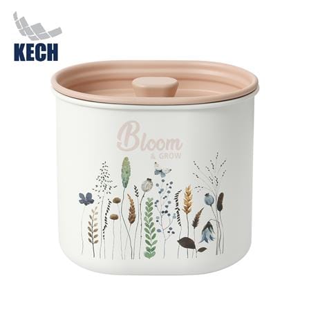 ขวดโหลเหลี่ยมฝาดึง KECH LIRIS 1.1 ลิตร สีชมพู_0