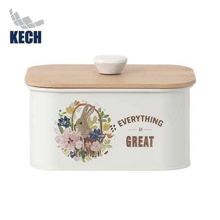 ขวดโหลเหลี่ยมฝาดึง KECH BUNNY BOX 1 ลิตร_0
