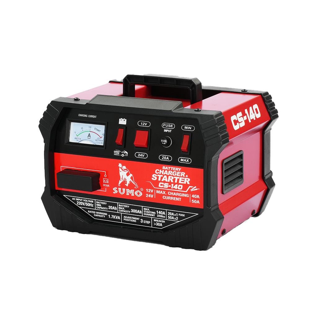 เครื่องชาร์จสตาร์ตแบตเตอรี่ SUMO CS-140 50 แอมแปร์