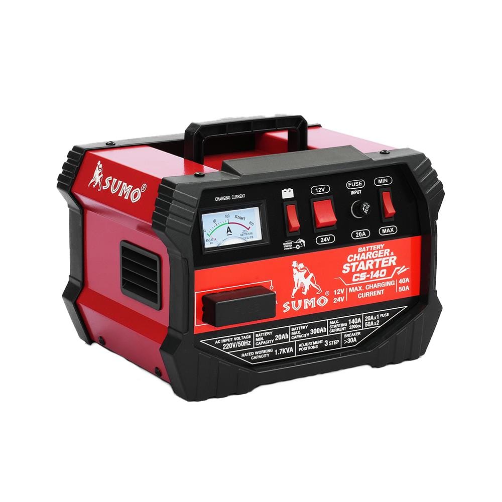 เครื่องชาร์จสตาร์ตแบตเตอรี่ SUMO CS-140 50 แอมแปร์