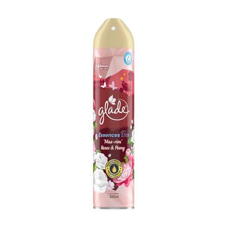 สเปรย์ปรับอากาศ GLADE ESSENCE ELITE 320 มล. กลิ่นแม่ริม โรส และพีโอนี_0