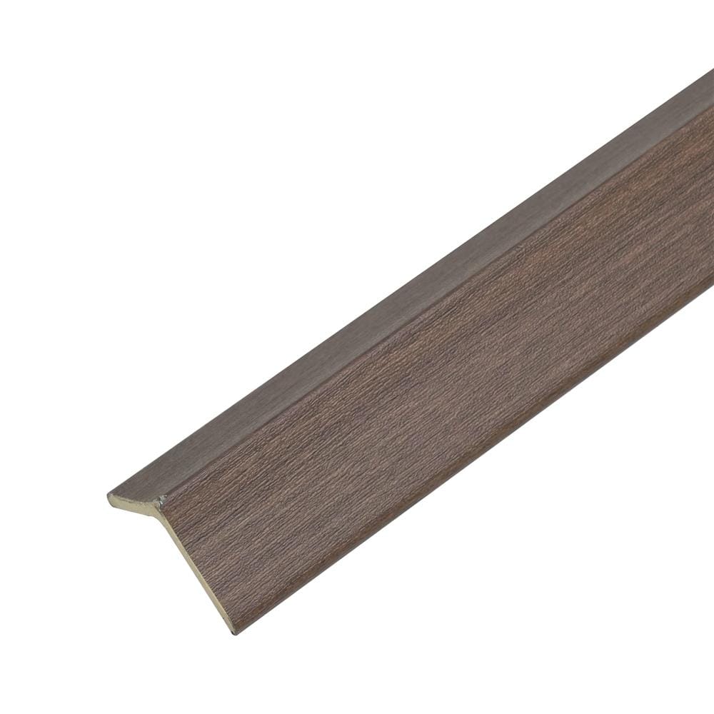ตัวจบผนัง PVC CROBERN JF194 PVC01 2.5X2.5X240 ซม. สีวอลนัท
