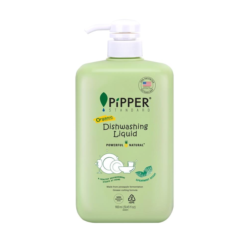 น้ำยาล้างจาน PIPPER 900 มล. กลิ่นสเปียร์มินต์