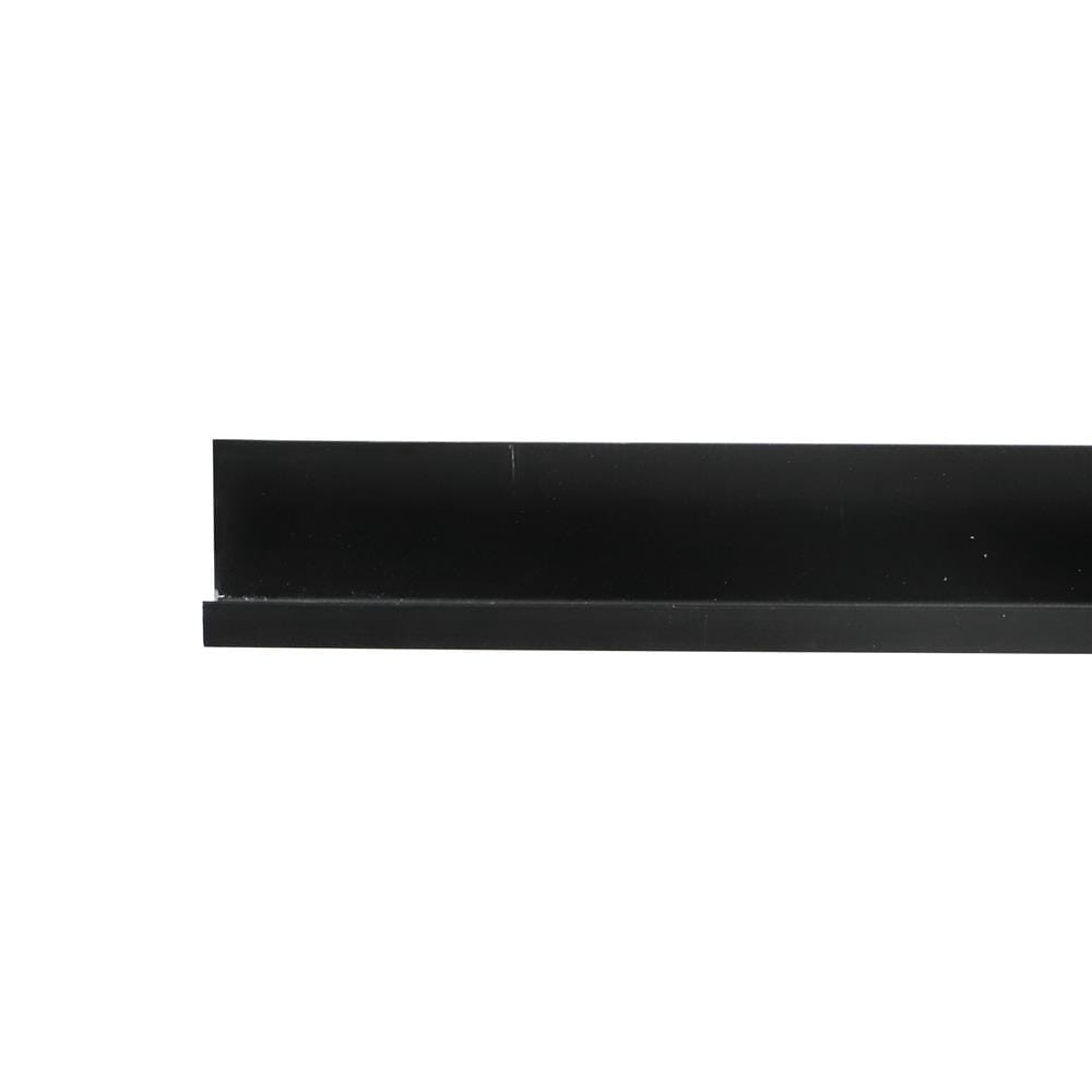 ตัวต่อผนัง อะลูมิเนียม CROBERN JA260 2X0.8X240 ซม. สีดำ