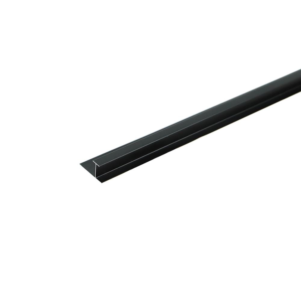 ตัวต่อผนัง อะลูมิเนียม CROBERN JA261 2X0.8X240 ซม. สีดำ
