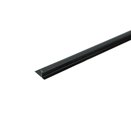 ตัวต่อผนัง อะลูมิเนียม CROBERN JA261 2X0.8X240 ซม. สีดำ_1
