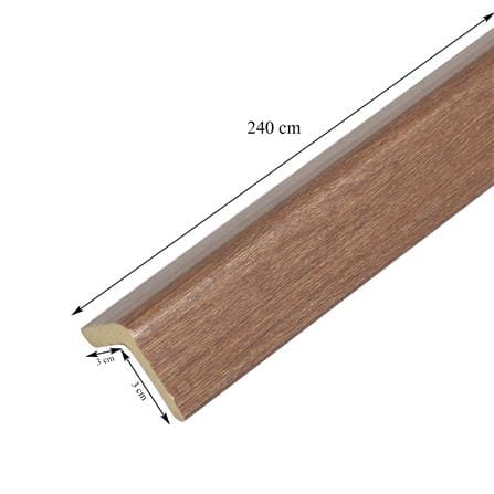 ตัวจบผนัง PS CROBERN JC77-708T 3X3X240 ซม. สีวอลนัท_2