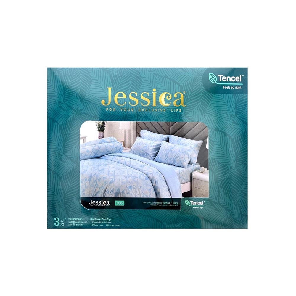 ชุดผ้าปูที่นอน 3.5 ฟุต 3 ชิ้น JESSICA TENCEL 20166-T865