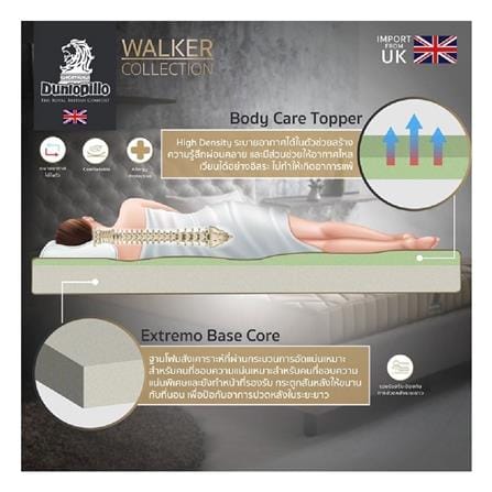 ที่นอนโฟม 6 ฟุต DUNLOPILLO รุ่น WALKER พร้อมหมอนหนุน 2 ชิ้น_7