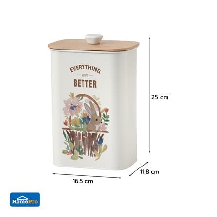 ขวดโหลเหลี่ยมฝาดึง KECH BUNNY BOX 3.4 ลิตร_5