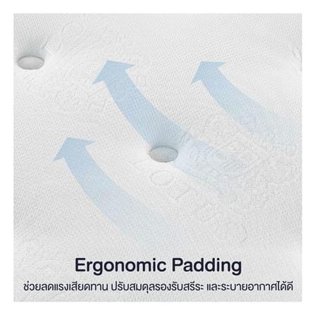 ที่นอนพ็อกเก็ตสปริง 6 ฟุต LOTUS รุ่น VOLANT พร้อมหมอนหนุน 2 ชิ้น_8