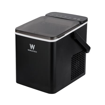 เครื่องทำน้ำแข็งอัตโนมัติ WORLDTECH WT-IM600A 1.2 ลิตร สีดำ
