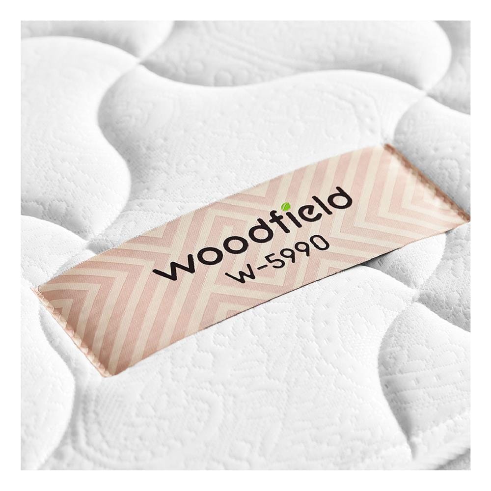 ที่นอนสปริง 6 ฟุต WOODFIELD รุ่น W-5990 พร้อมหมอนหนุน 2 ชิ้น
