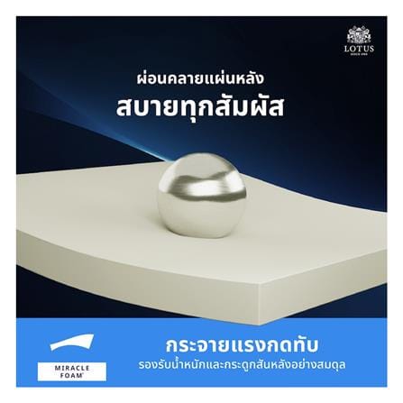 ที่นอนสปริง 6 ฟุต LOTUS รุ่น PREMIUM พร้อมหมอนหนุน 2 ชิ้น_7