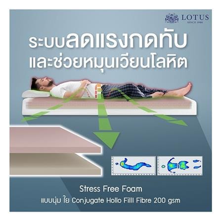 ที่นอนสปริง 5 ฟุต LOTUS รุ่น PRECISE I พร้อมหมอนหนุน 2 ชิ้น_5