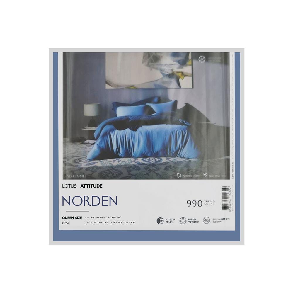 ชุดผ้าปูที่นอน 5 ฟุต 5 ชิ้น LOTUS NORDEN ND-HIMMEL