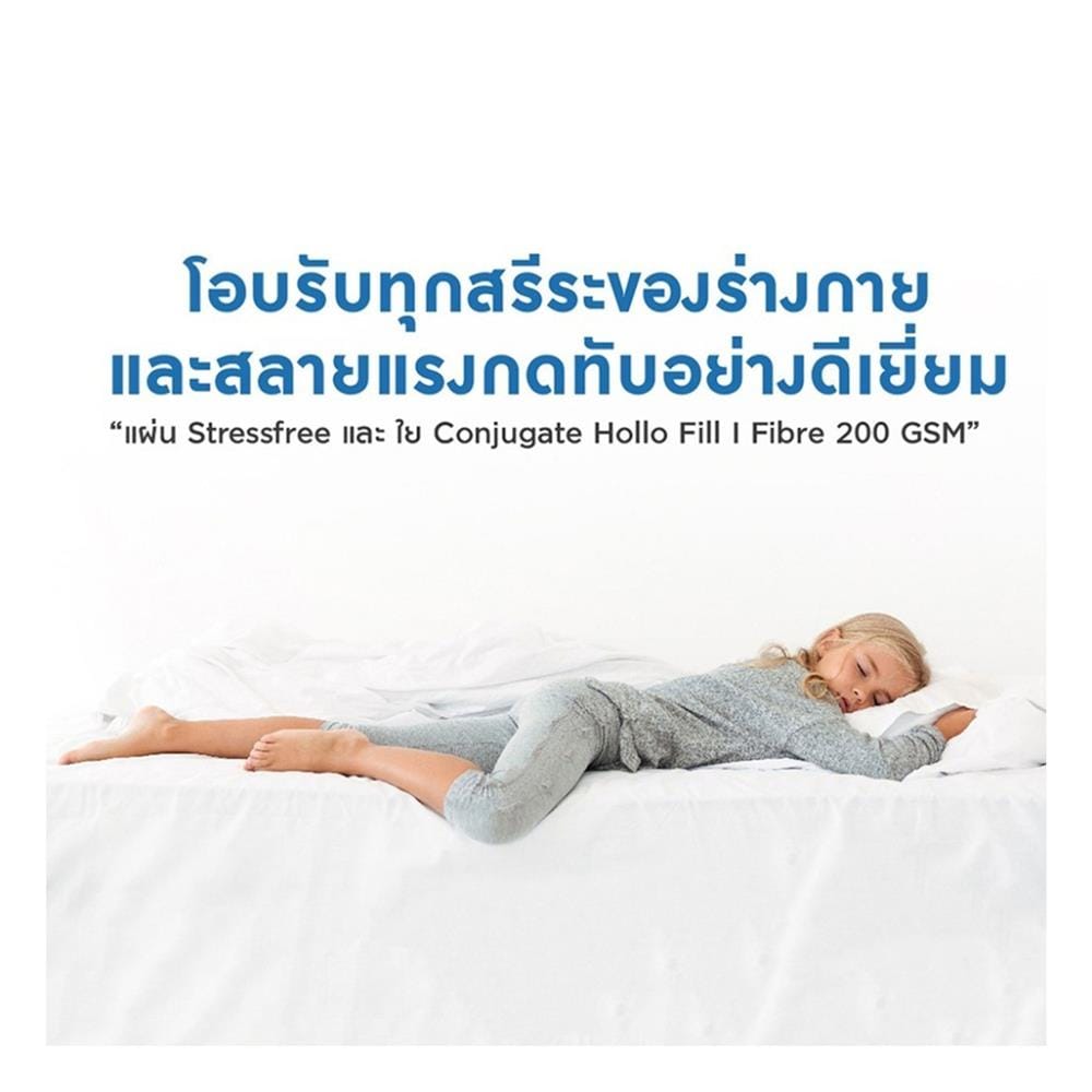 ที่นอนสปริง 5 ฟุต MIDAS รุ่น OLDHAM พร้อมหมอนหนุน 2 ชิ้น)