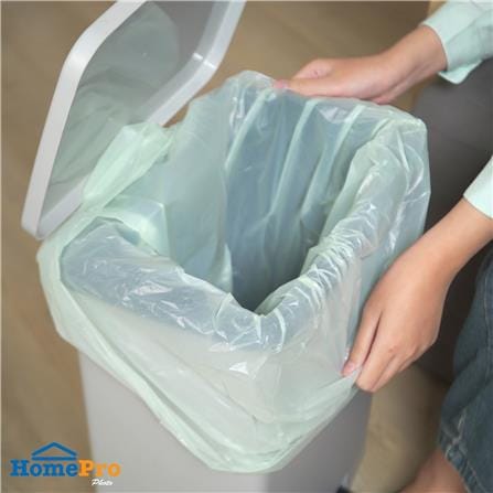 ถุงขยะม้วน CIRCULAR ACCO 18x20 นิ้ว กลิ่นมินต์และเลมอน สีเขียวอ่อน (แพ็ก 30 ใบ)_4