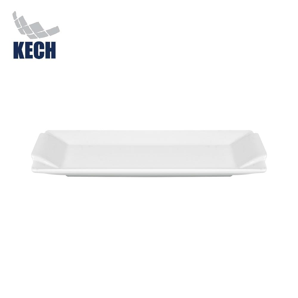 จานเหลี่ยม PORCELAIN 4.5x9 นิ้ว KECH SNOW PROF. TRAY
