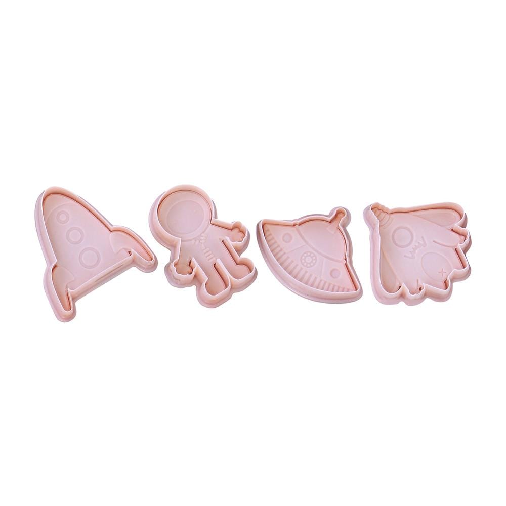ชุดพิมพ์คุกกี้ 4 ชิ้น PENGUIN KSA20 สีชมพู