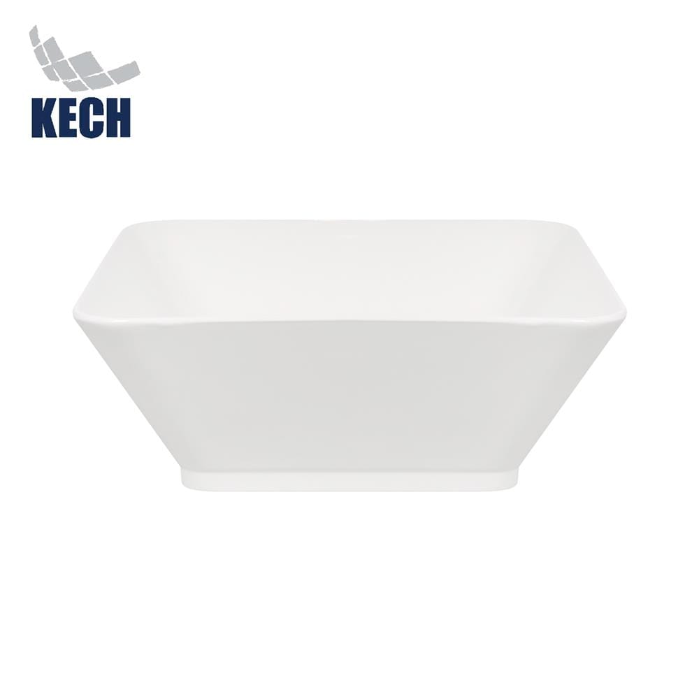 ชามเหลี่ยม PORCELAIN 10 นิ้ว KECH SNOW PROF.
