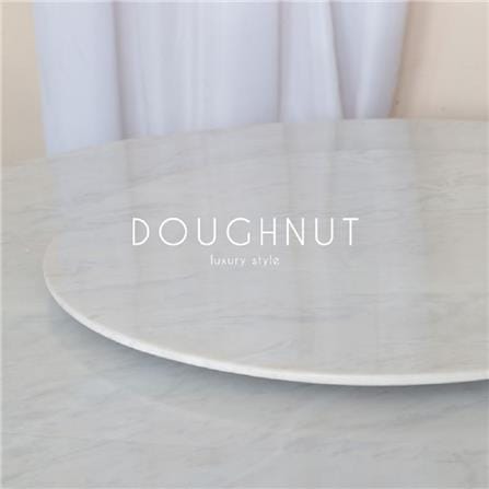 โต๊ะอาหาร AS FURNITURE DOUGHNUT สีขาว_1