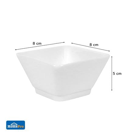 ชามเหลี่ยม PORCELAIN 3 นิ้ว KECH SNOW PROF._5